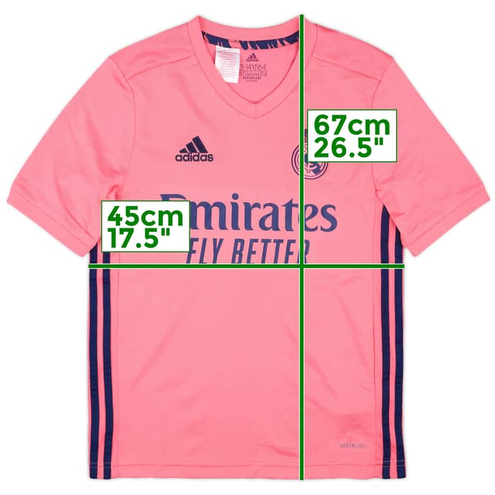 2020-21 Real Madrid Away Shirt - 8/10 - (L.Boys)