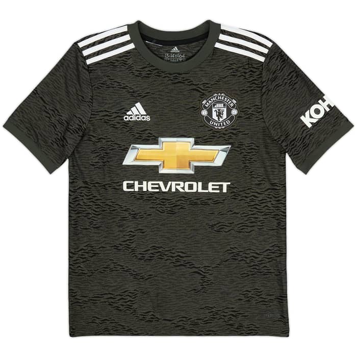 2020-21 Manchester United Away Shirt B.Fernandes #18 - 10/10 - (L.Boys)