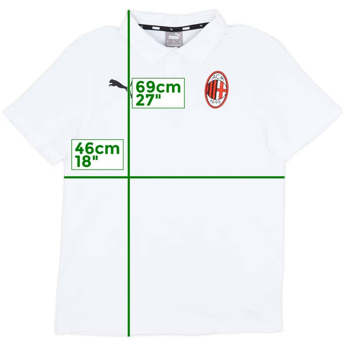 2018-19 AC Milan Puma Polo Shirt - 10/10 - (S)
