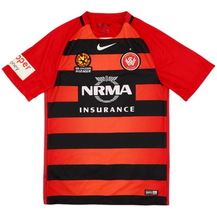 2016-17 Western Sydney Wanderers Home Shirt - 8/10 - (S)
