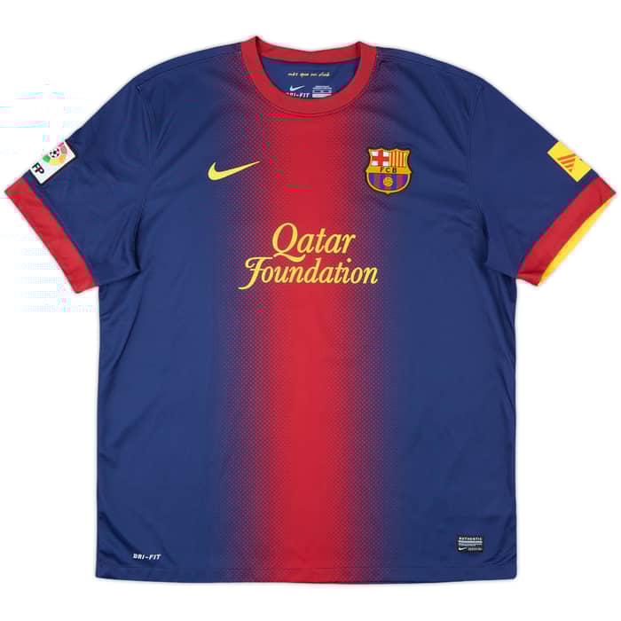 2012-13 Barcelona Home Shirt #13 - 9/10 - (XL)