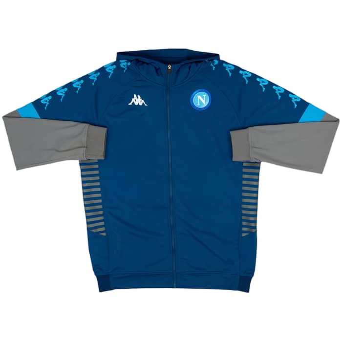 2019-20 Napoli Kappa Hooded Track Jacket - 6/10 - (XXL)