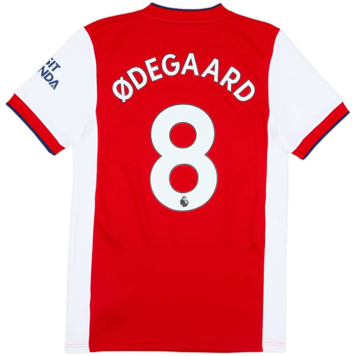 2021-22 Arsenal Home Shirt Odegaard #8 - 5/10 - (S)