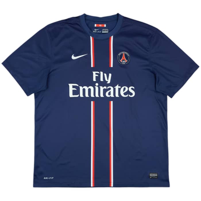 2012-13 Paris Saint-Germain Home Shirt Beckham #32 - 8/10 - (XL)