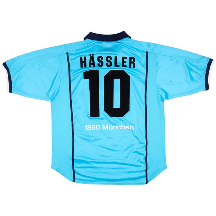 2000-01 1860 Munich Home Shirt Hassler #10 - 6/10 - (XL)