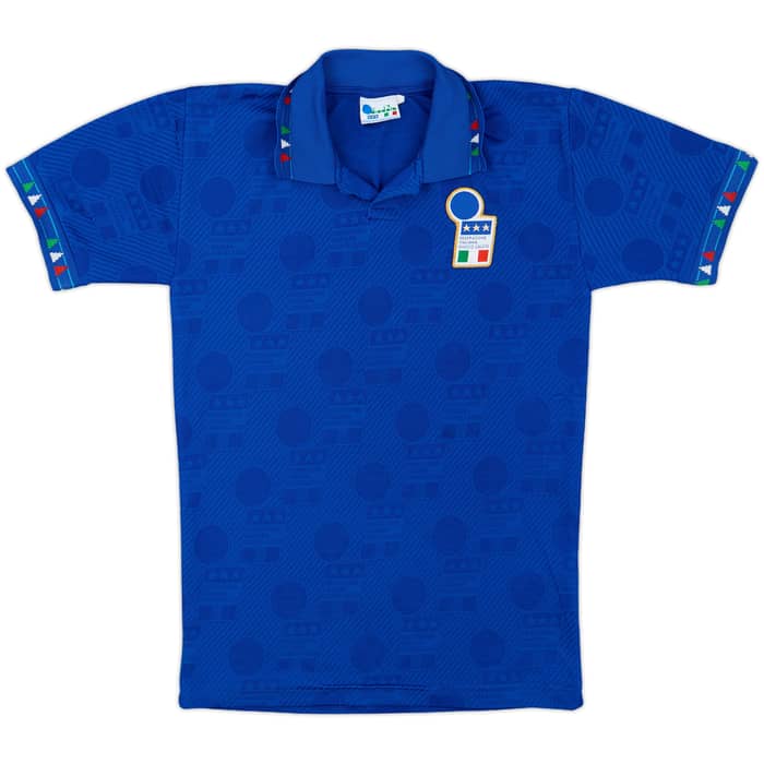 1994 Italy Home Shirt #10 (Baggio) - 8/10 - (L.Boys)