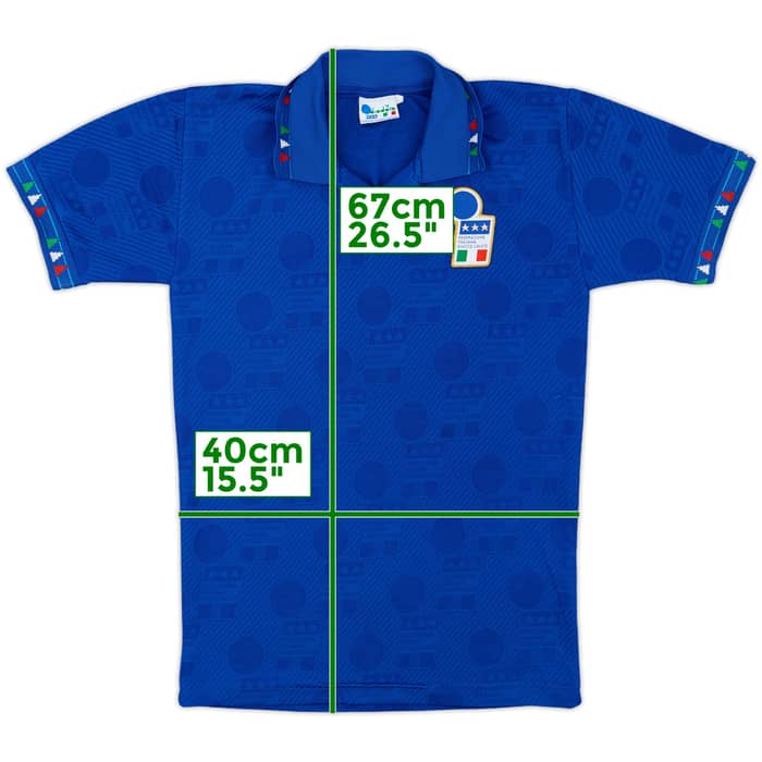 1994 Italy Home Shirt #10 (Baggio) - 8/10 - (L.Boys)