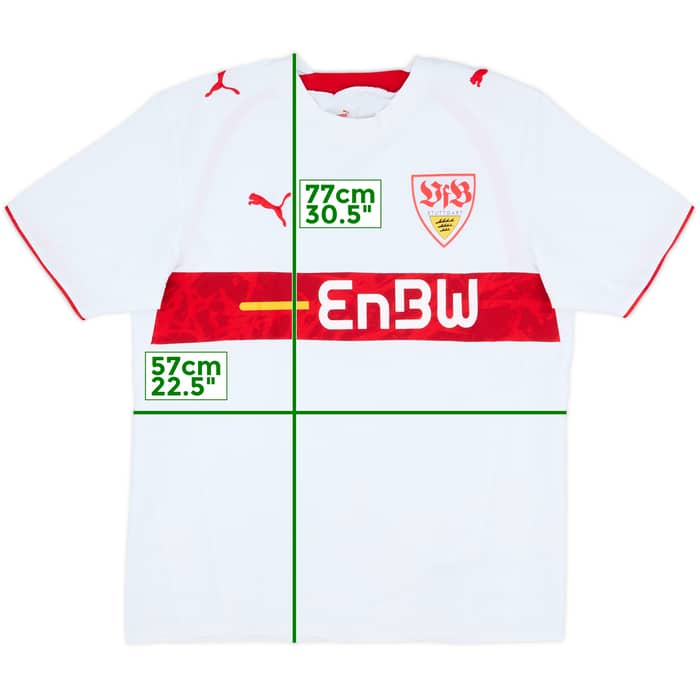 2006-07 Stuttgart Home Shirt - 6/10 - (L)