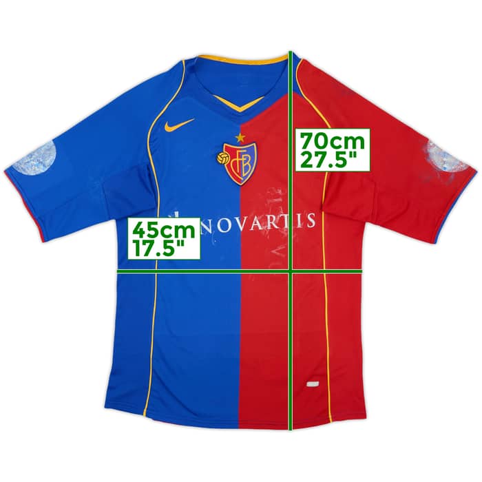 2004-05 FC Basel Home Shirt - 4/10 - (S)