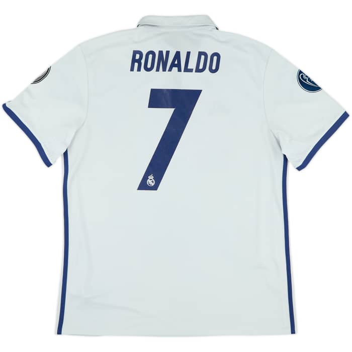 2016-17 Real Madrid Home Shirt Ronaldo #7 - 4/10 - (L)