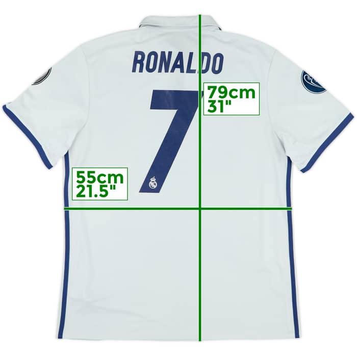 2016-17 Real Madrid Home Shirt Ronaldo #7 - 4/10 - (L)