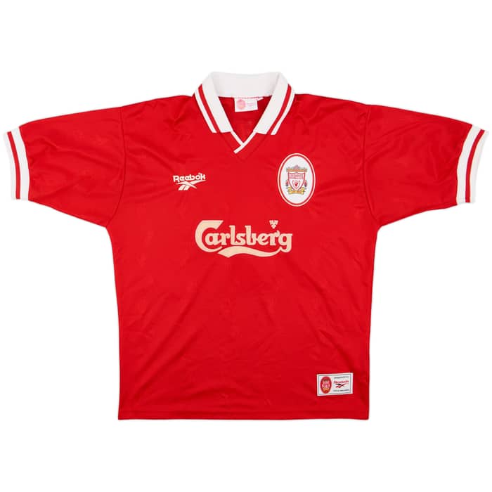 1996-98 Liverpool Home Shirt Fowler #9 - 9/10 - (L)