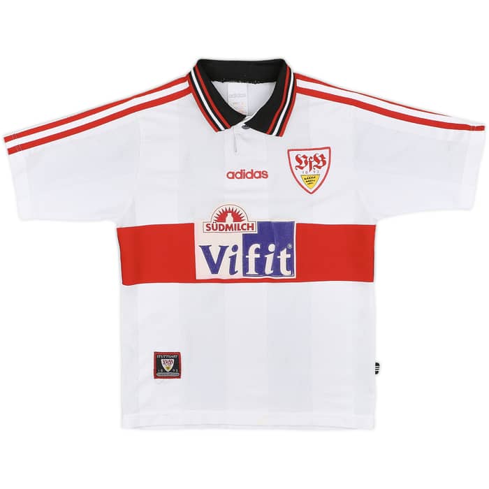 1996-97 Stuttgart Home Shirt - 8/10 - (L.Boys)