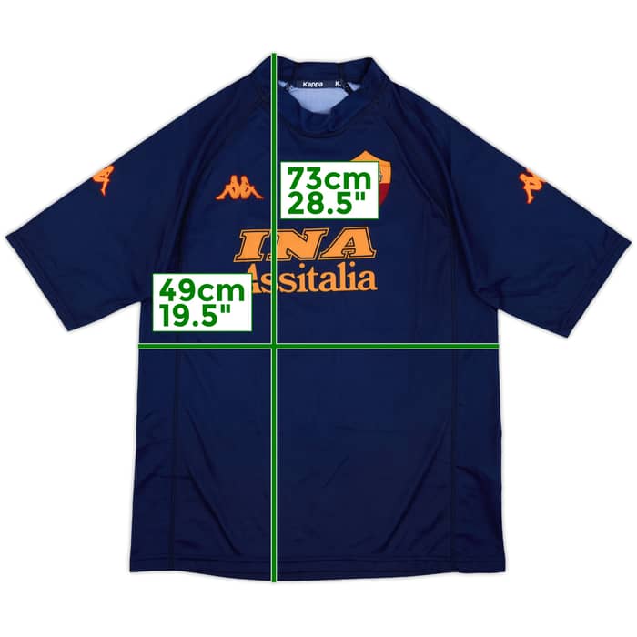 2000-01 Roma Basic Third Shirt - 9/10 - (L)