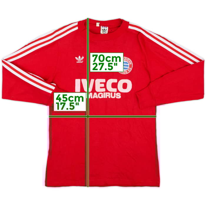 1982-83 Bayern Munich Home L/S Shirt - 7/10 - (M)