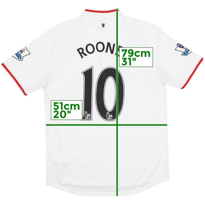 2012-14 Manchester United Away Shirt Rooney #10 - 7/10 - (M)
