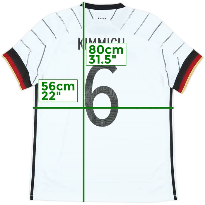 2020-21 Germany Home Shirt Kimmich #6 - 8/10 - (L)