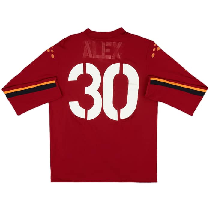2003-04 Roma Home L/S Shirt Alex #30 - 4/10 - (M)