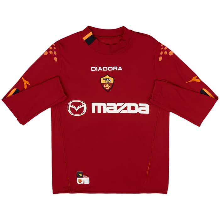 2003-04 Roma Home L/S Shirt Alex #30 - 4/10 - (M)