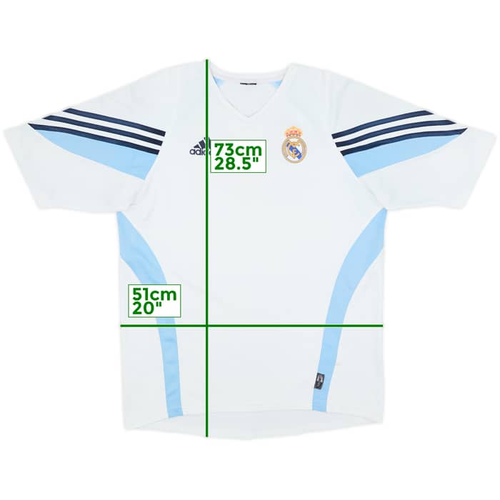 2003-04 Real Madrid adidas Training Shirt - 6/10 - (M)