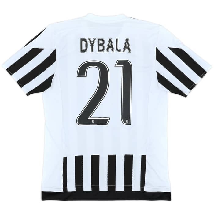 2015-16 Juventus Home Shirt Dybala #21 - 7/10 - (M)