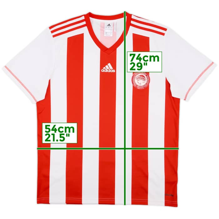 2015-16 Olympiakos Basic Home Shirt - 7/10 - (L)