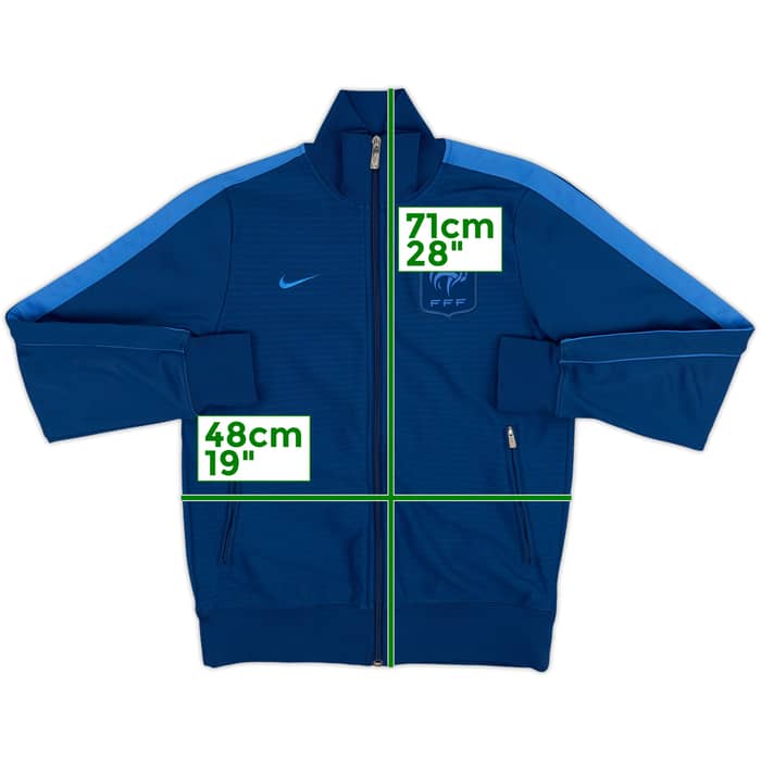 2012-13 France Nike N98 Track Jacket - 9/10 - (M)