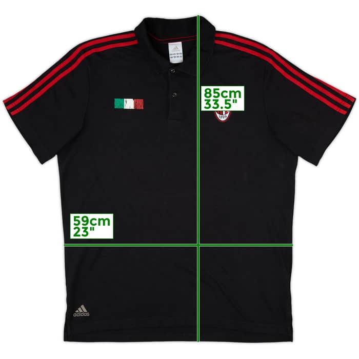 2012-13 AC Milan adidas Polo Shirt - 6/10 - (XL)