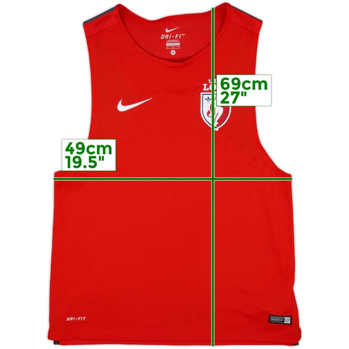 2014-15 Lille Nike Training Vest - 8/10 - (M)