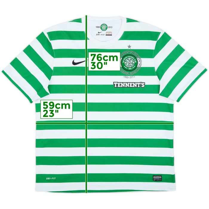 2012-13 Celtic '125th Anniversary' Home Shirt - 8/10 - (XL)