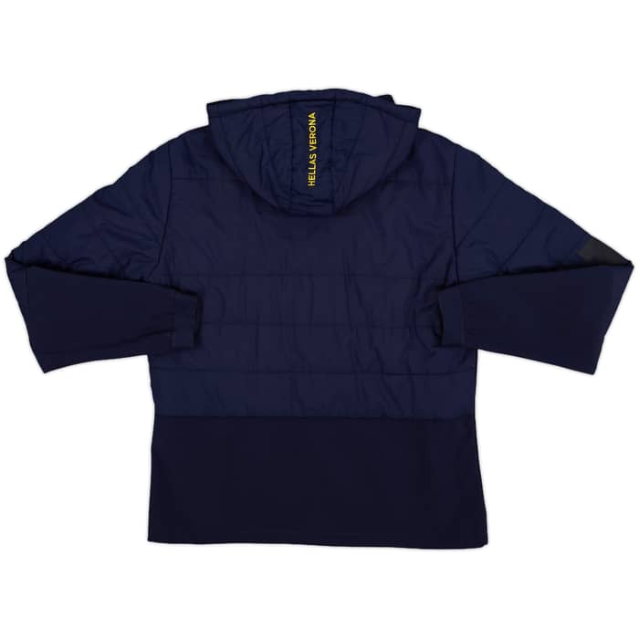 2020-21 Hellas Verona Macron Padded Bench Coat - 9/10 - (M)