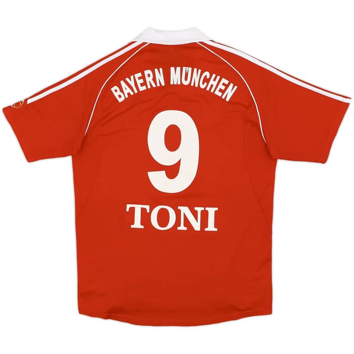 2006-07 Bayern Munich Home Shirt Toni #9 - 8/10 - (S)