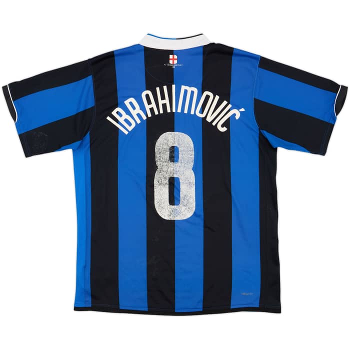 2006-07 Inter Milan Home Shirt Ibrahimovic #8 - 5/10 - (L)