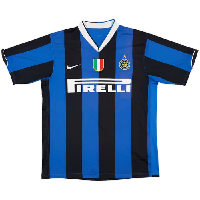 2006-07 Inter Milan Home Shirt Ibrahimovic #8 - 5/10 - (L)