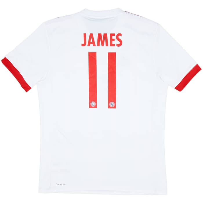 2017-18 Bayern Munich European Third Shirt James #11 - 7/10 - (M)