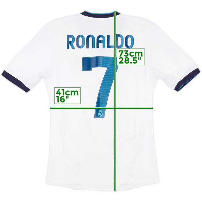 2012-13 Real Madrid Home Shirt Ronaldo #7 - 7/10 - (S)