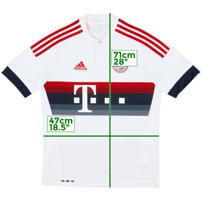 2015-16 Bayern Munich Away Shirt - 7/10 - (XL.Boys)