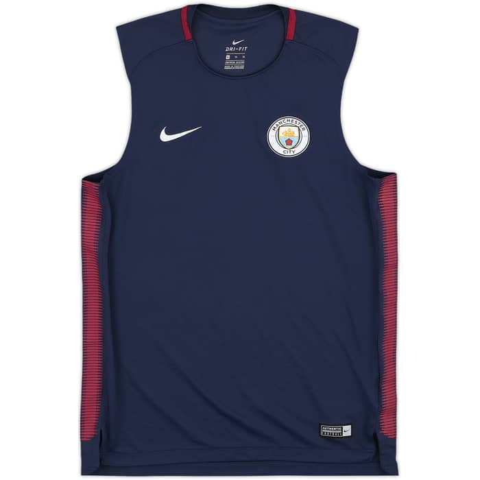 2017-18 Manchester City Nike Training Vest - 9/10 - (XL.Boys)