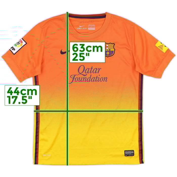 2012-13 Barcelona Away Shirt - 8/10 - (L.Boys)