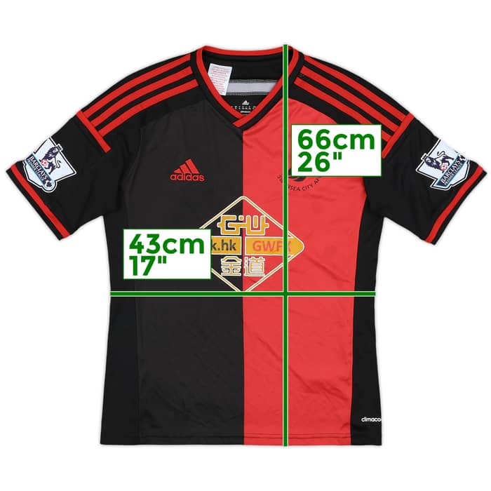 2014-15 Swansea Away Shirt - 8/10 - (XL.Boys)