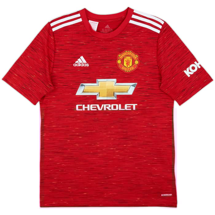 2020-21 Manchester United Home Shirt B.Fernandes #18 - 6/10 - (XL.Boys)