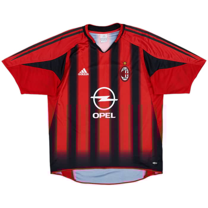 2004-05 AC Milan Home Shirt Nesta #13 - 8/10 - (L)