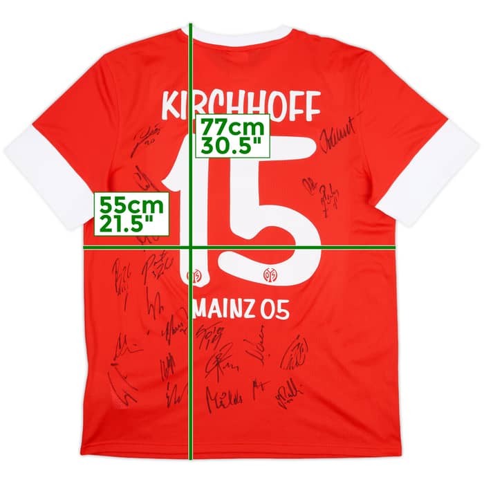 2012-13 FSV Mainz Signed Home Shirt Kirchoff #15 - 9/10 - (L)