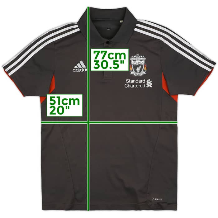 2011-12 Liverpool adidas Polo Shirt - 7/10 - (M)