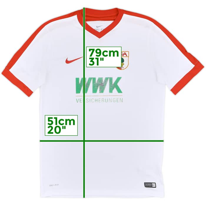 2016-17 Augsburg Home Shirt - 5/10 - (L)