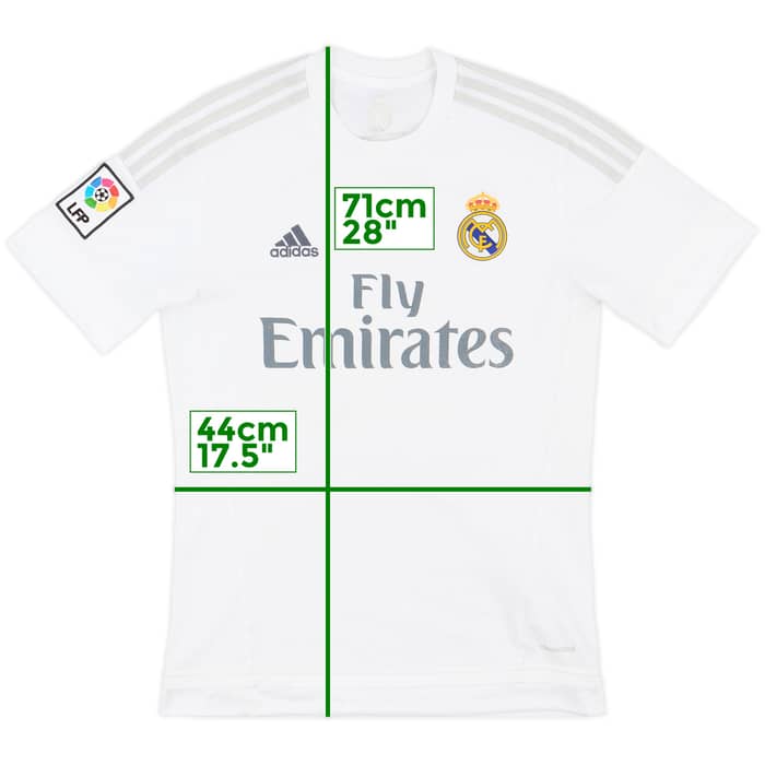 2015-16 Real Madrid Home Shirt - 5/10 - (S)