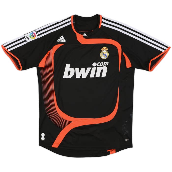 2007-08 Real Madrid GK S/S Shirt Casillas #1 - 6/10 - (M)