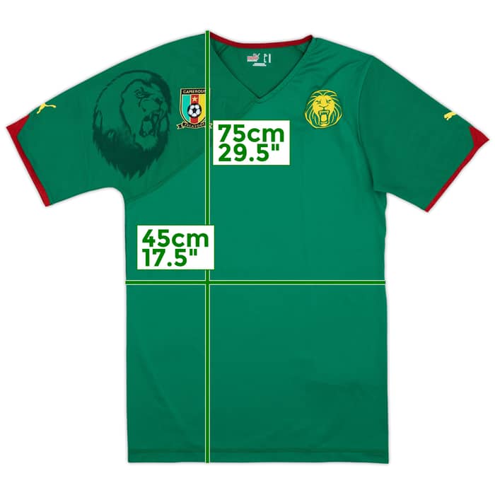 2010-11 Cameroon Player Issue Home Shirt - 10/10 - (XL)