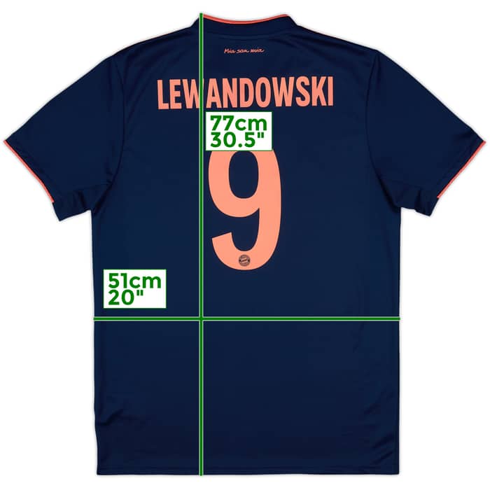 2019-20 Bayern Munich Third Shirt Lewandowski #9 - 8/10 - (M)