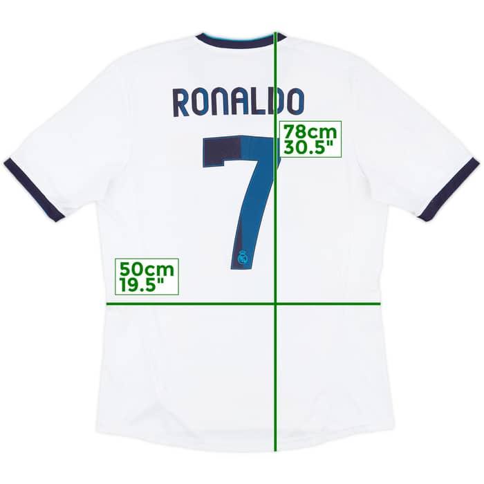 2012-13 Real Madrid Home Shirt Ronaldo #7 - 6/10 - (L)